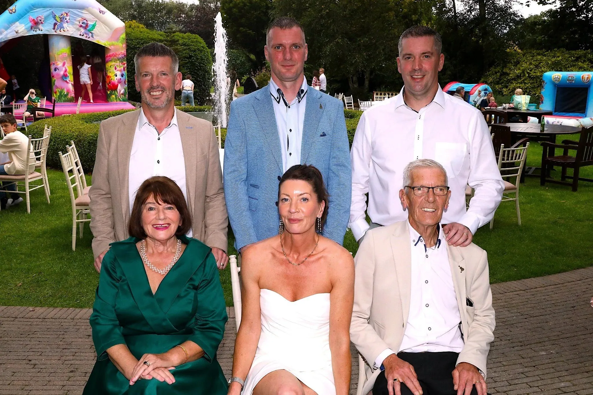 The ABC Cleaning family team gathered outdoors at a summer event